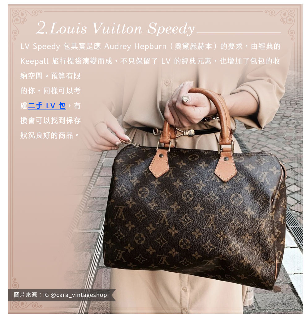 Louis Vuitton Speedy-二手 LV 包